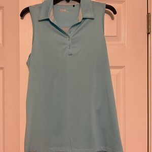 Ping Women's Light Blue Sleeveless Golf Top